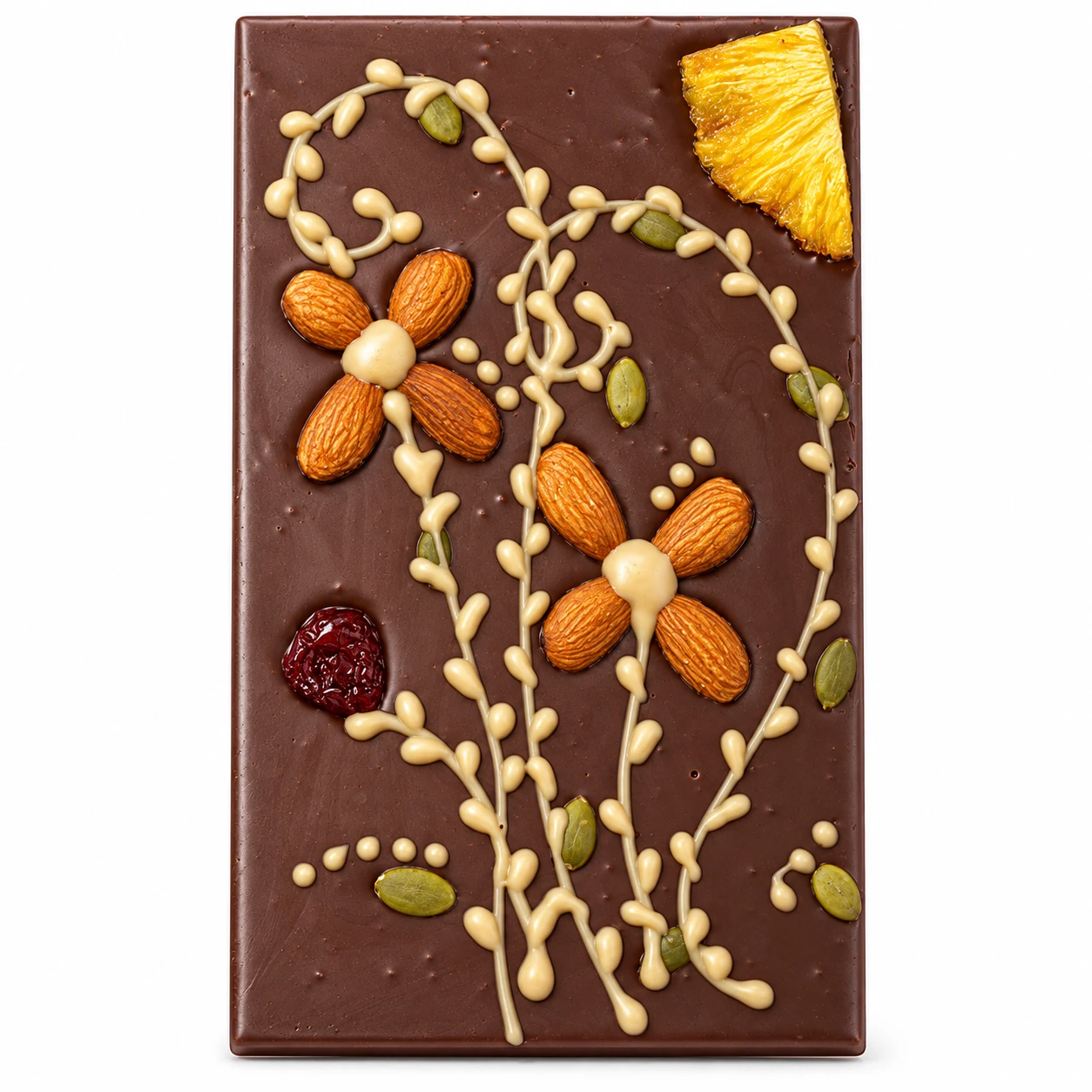 Barra bordada 70% cacao